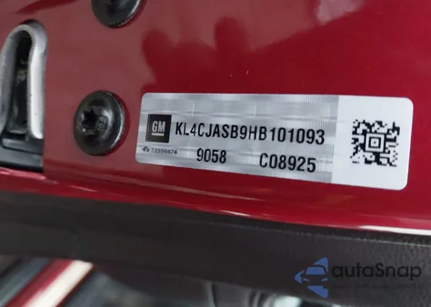 2017 Buick Encore Preferred из США, поврежденный, VIN KL4CJASB9HB101093